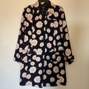 W Work to Weekend Trench coat size M